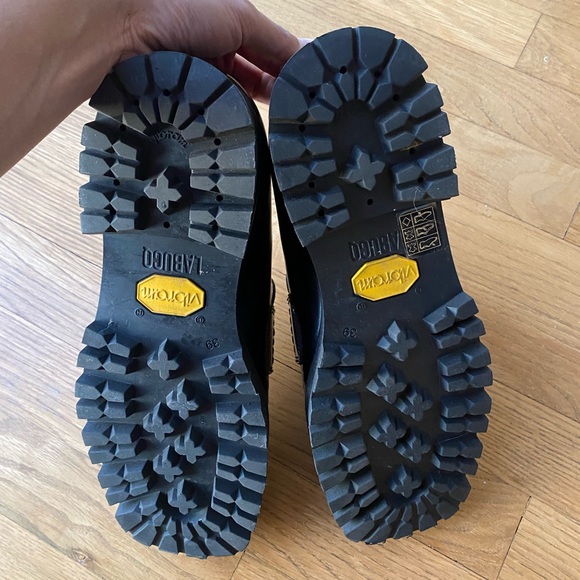 Labucq Mila leather black spazzolato loafers - Picture 2 of 5